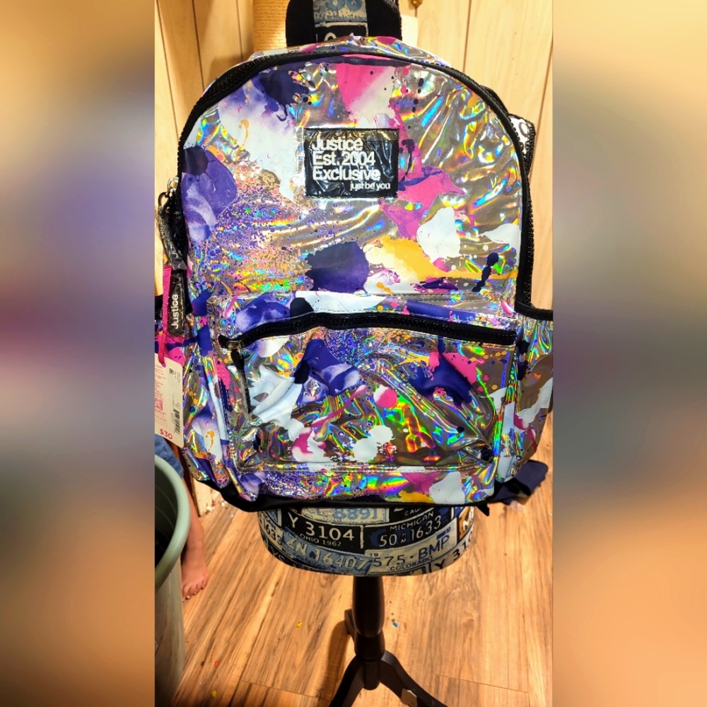Justice Multicolor Backpack